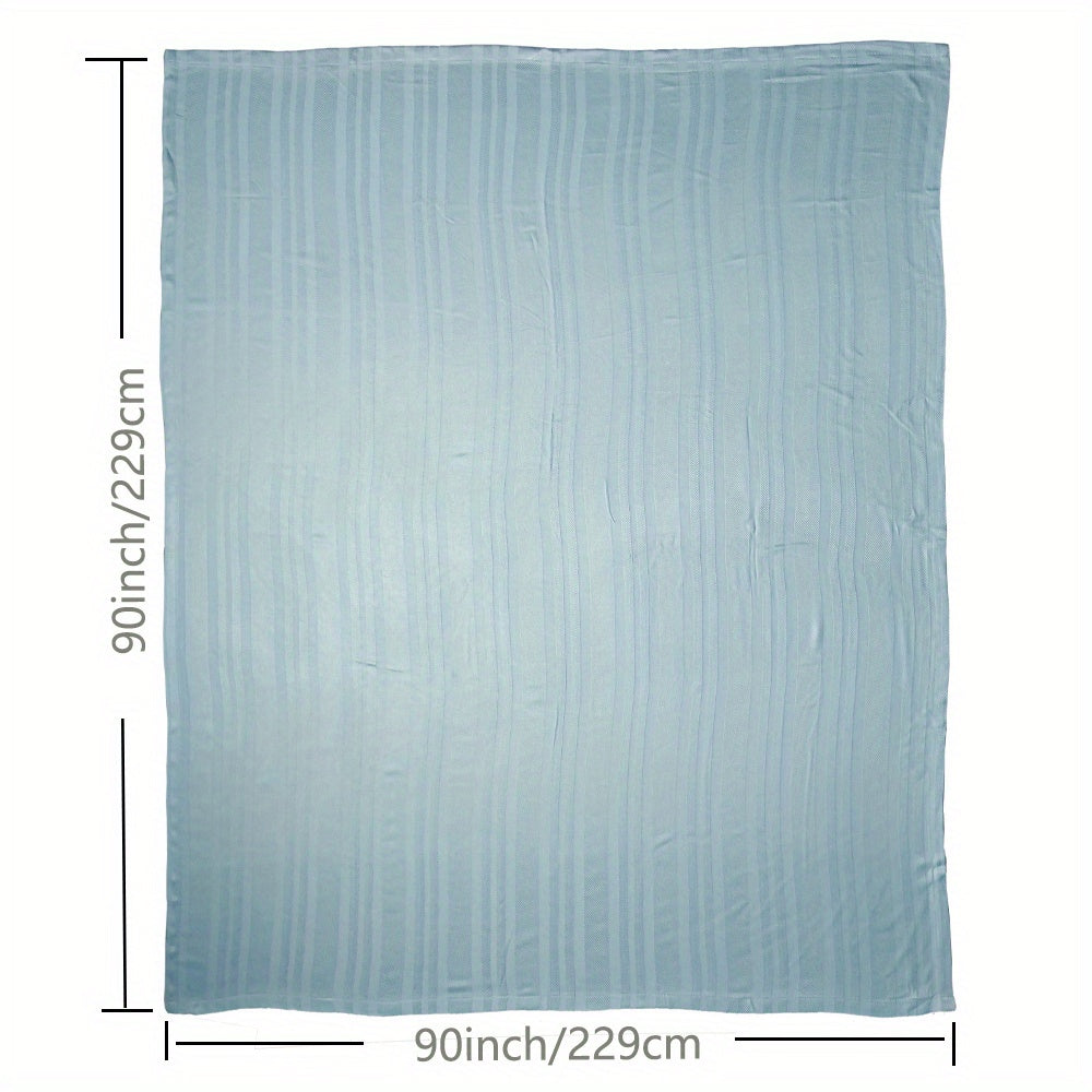 1pc Cooling Blanket, 100% Bamboo Blankets For Hot Sleepers Night Sweats, Summer Thin Blanket Absorbs Heat To Keep Adults Cool On Warm Nights