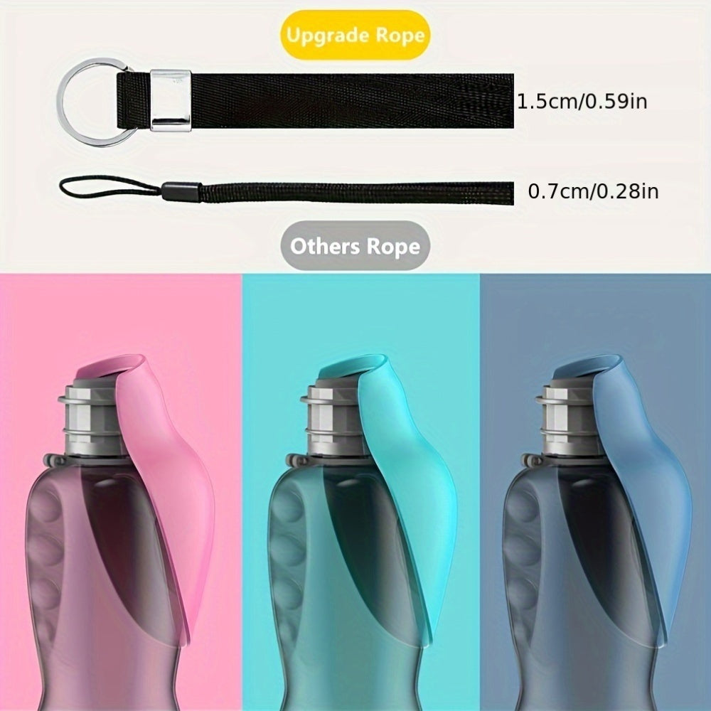 Doggy Water Bottle / Portable Dog Water Bottle with Handle / Pet Hydration Solution
