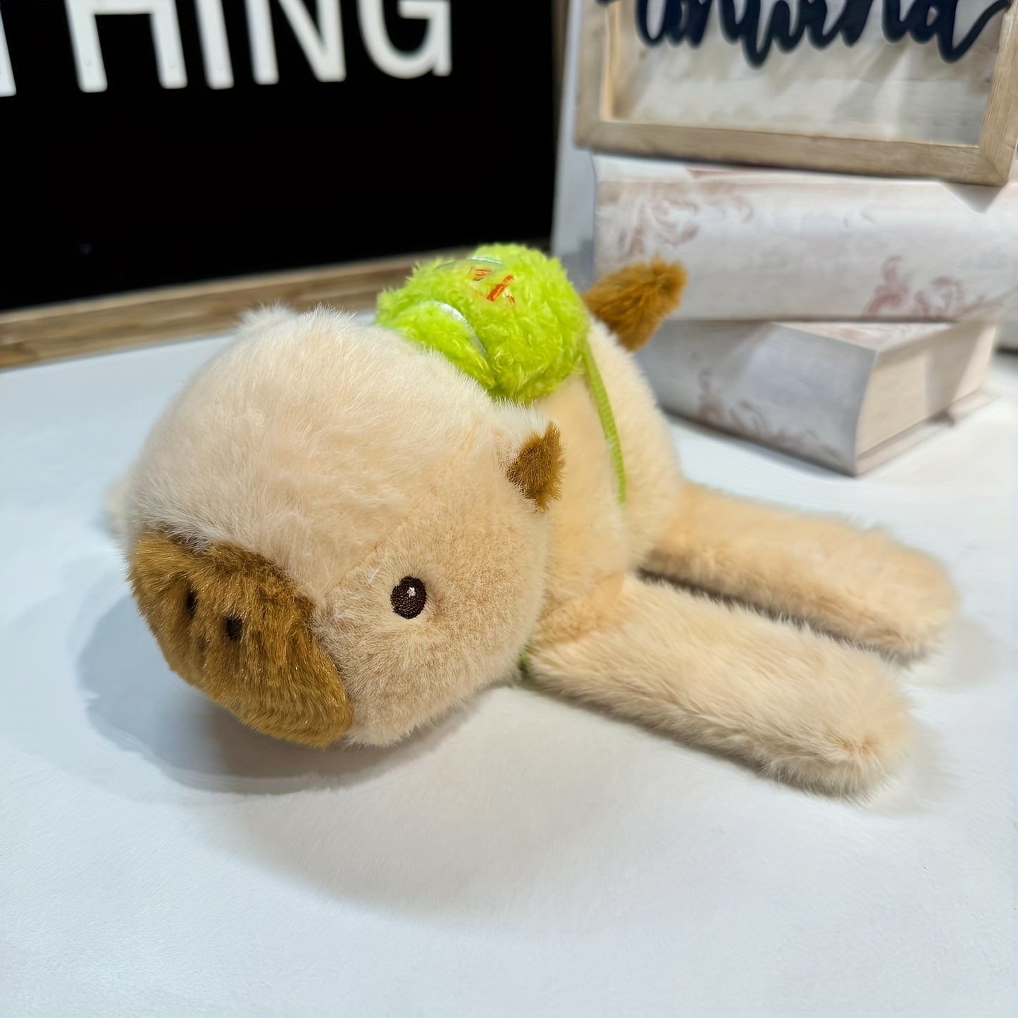 Capybara Plush,Capybara stuffed animal,animal hug clapping bracelet,plush toys, stuffed animals,plush animals, Gifts for Girls, birthday gifts for kids