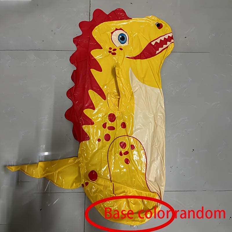 Toys / 1pc Dinosaur Inflatable Punching Bag for Youngsters Ages 3-6 - Durable PVC Outdoor Exercise Toy with Vibrant Colors (Yellow, Green, Rose Red) - Fun & Safe for Active Play, Dinosaur Toys, Playful Design, Sturdy Construction