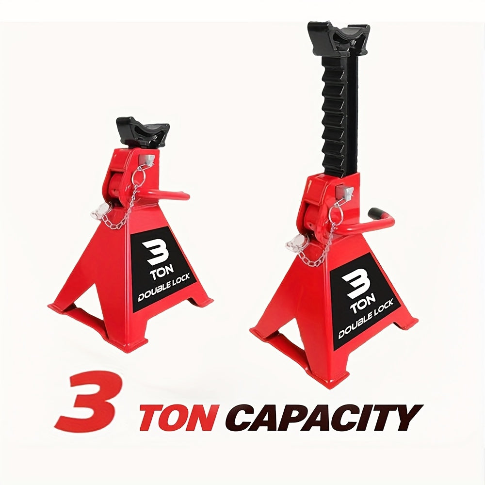 Jack Stand / Two 3-ton (6000 Pounds) Jack Stands
