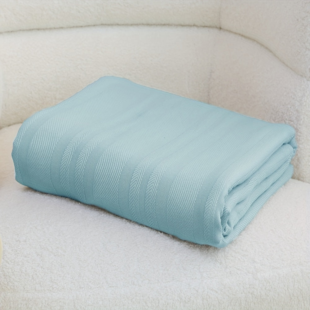 1pc Cooling Blanket, 100% Bamboo Blankets For Hot Sleepers Night Sweats, Summer Thin Blanket Absorbs Heat To Keep Adults Cool On Warm Nights