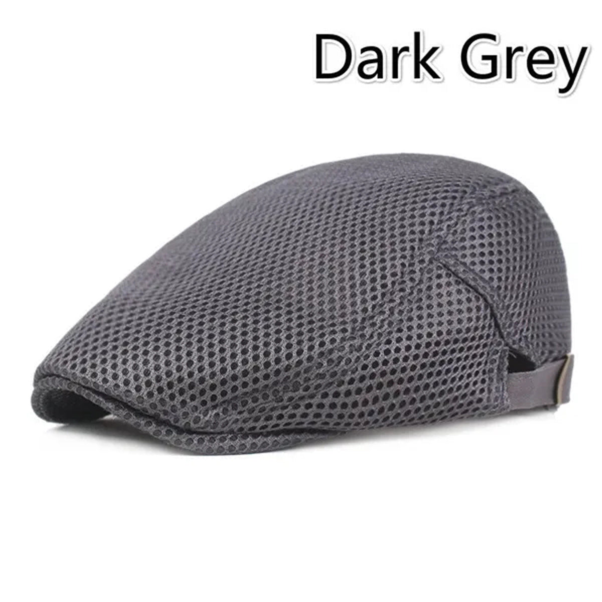 1pc 8 Colors Men Cabbie Flat Cap Breathable Mesh Summer Hat Adjustable News Beret Ivy Cap, Ideal Choice for Gifts