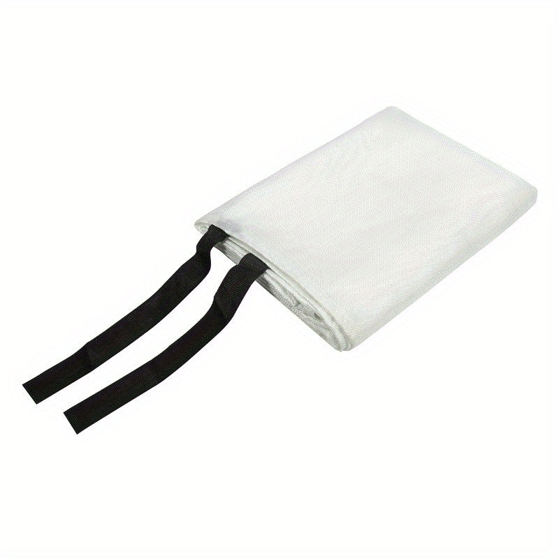 40" X 40" Emergency Fire Blanket for Home & Outdoor Survival - Durable Fiberglass, Tear-Resistant, Non-High Quality, Red with Black Straps, Ideal for Camping & Kitchen Fire Suppression, Kitchen Fire Extinguisher, Tearresistan