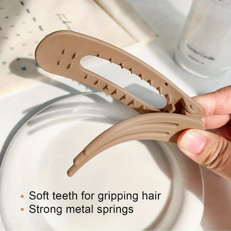4pcs/set Solid Color Hair Clips Hair Side Clips Bangs Clips Elegant Hairdressing Accessories For Women And daily uses