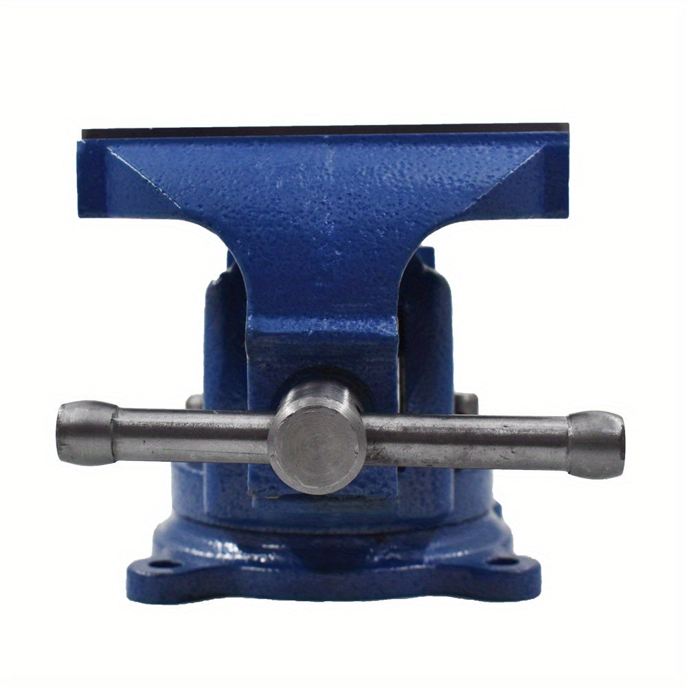 Vise / 6 Inch / 5 Inch Bench Vise with Anvil 360° Swivel Locking Base Tabletop Clamp Heavy Duty Vice Swivel Base Bench for Processing Metals, Woods, Plastics, Etc Manual Or Mechanical Processing Such As Sawing, Filing, Drilling And