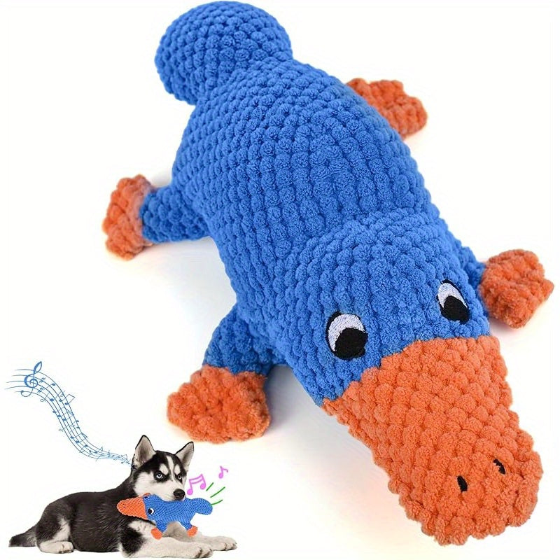 Duck Puppy Toys, Vitscan Upgraded Goose Indestructible Dog Toys For Aggressive Chewers, Crinkle Squeaky Plush Dog Puppy Chew Toys For Teething, Small Medium Large Breed