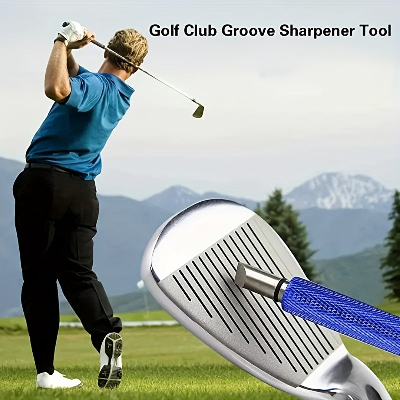 Golf Groove Sharpener - Generate Optimal Backspin for U and V Type Grooves, Improve Your Golf Game