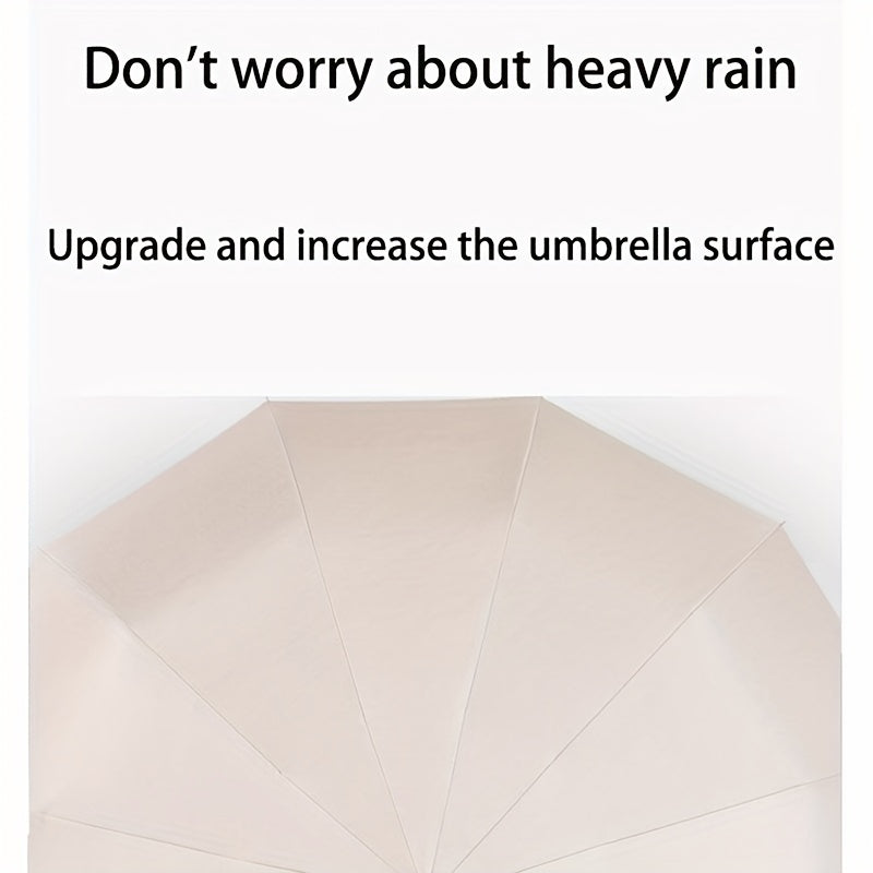 1pc Automatic Umbrella, Reinforced 24-Bone Umbrella