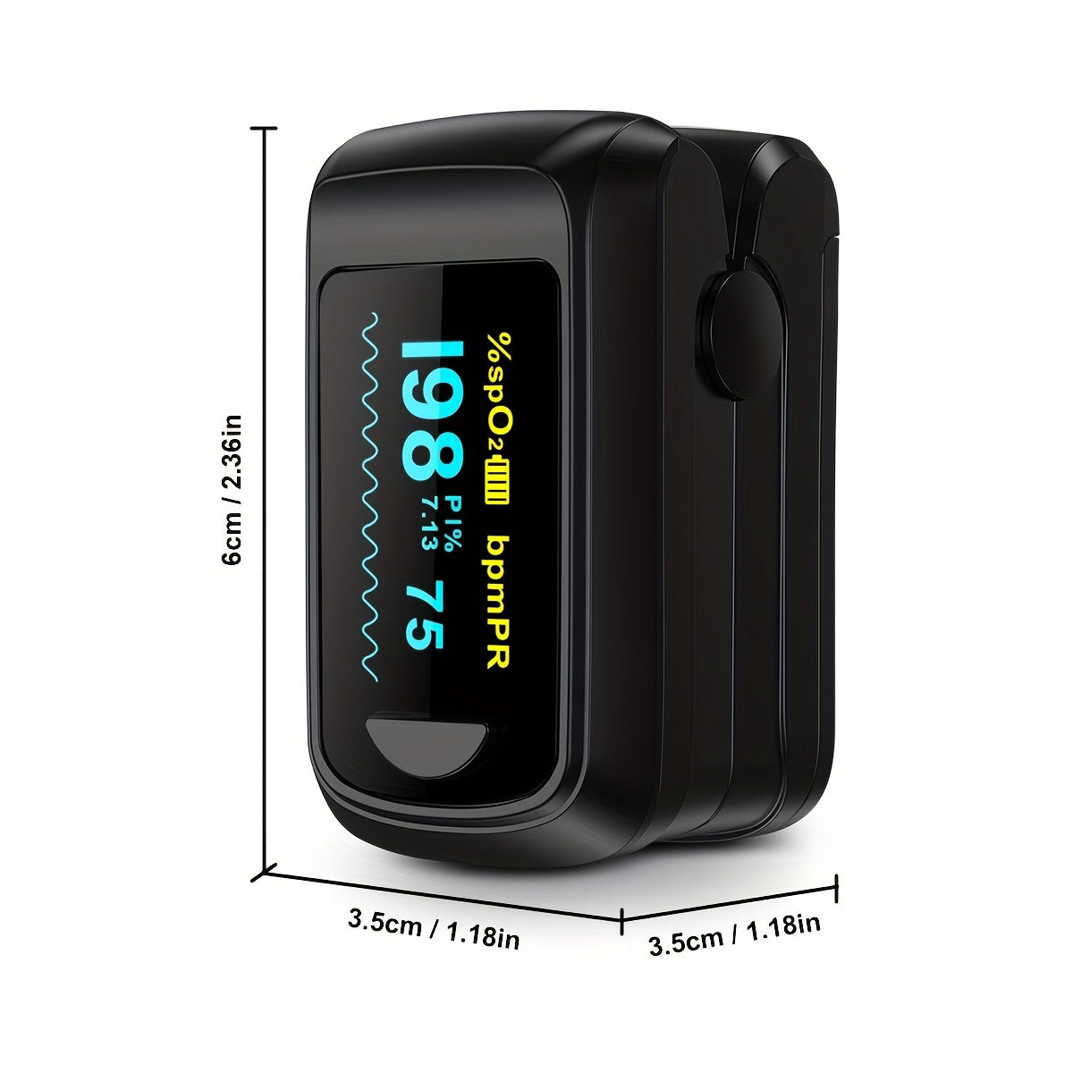 Pulse Oximeter Fingertip SpO2 Heart Rate Monitor / Blood Oxygen Saturation Monitor