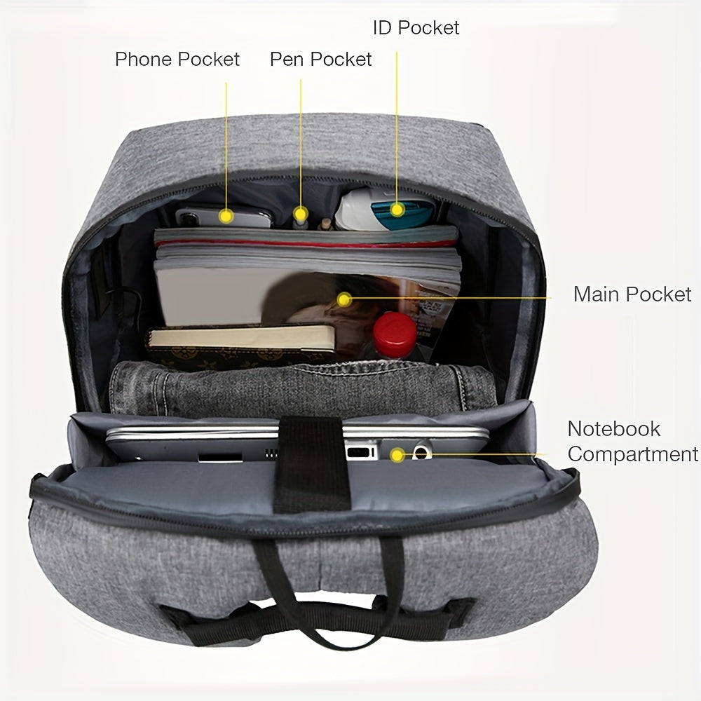 Anti-theft Laptop Backpack, Travel Large Capacity Business Bag Shoulder Bag