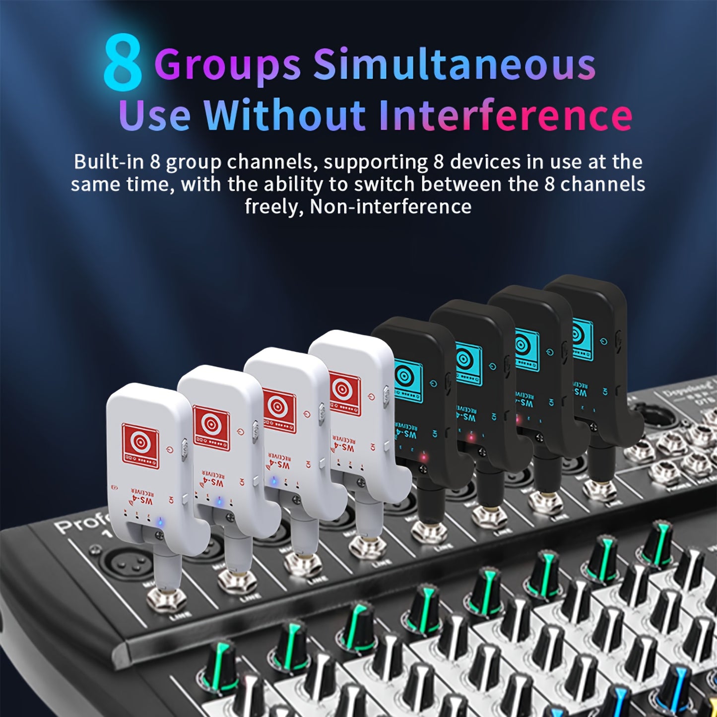 2. 4G Wireless Transmission System for Guitar with Wireless Transmitter And Receiver