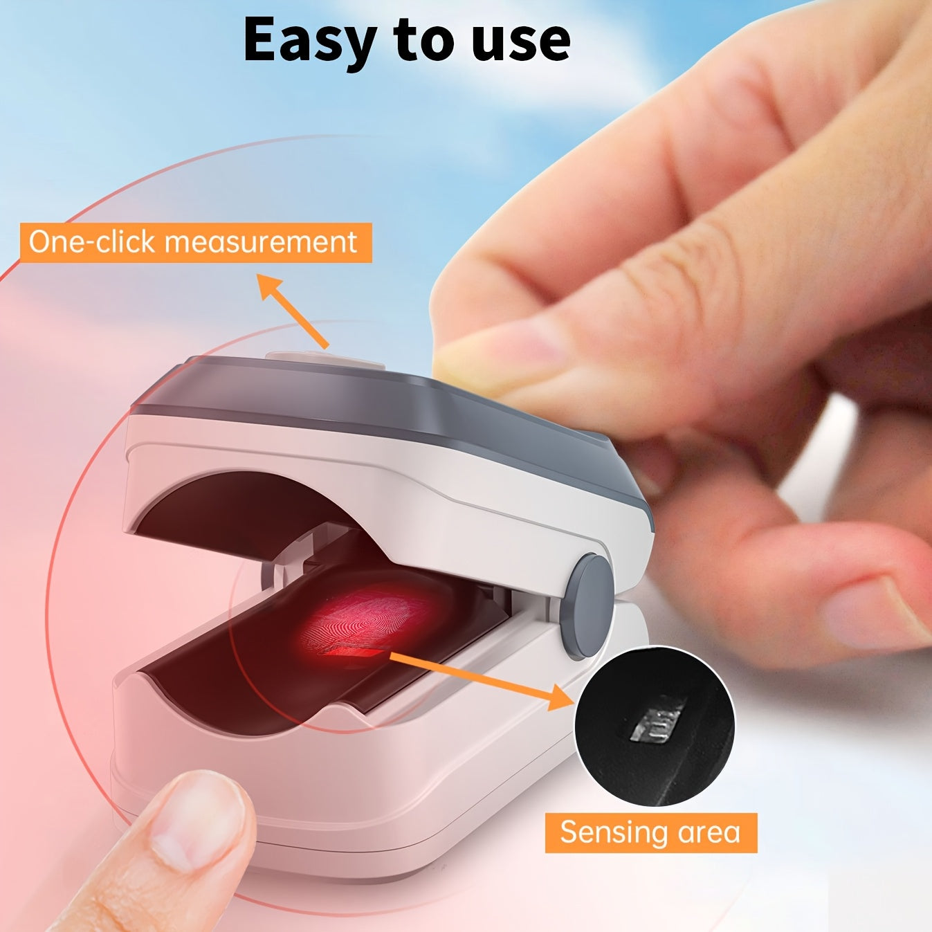 Pulse Oximeter Fingertip SpO2 Heart Rate Monitor / Blood Oxygen Saturation Monitor