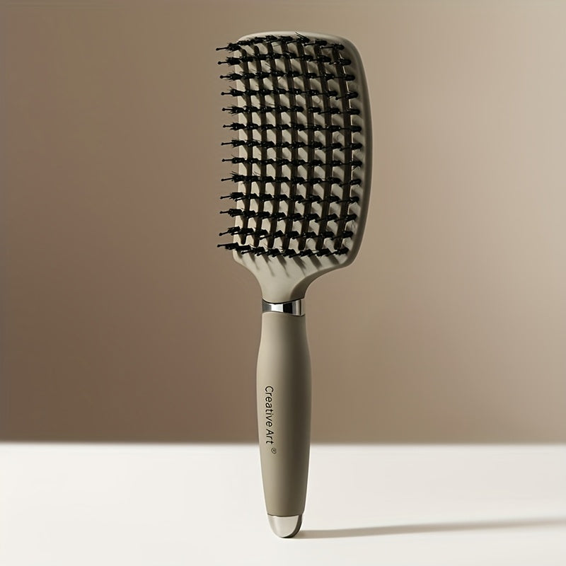 1pc Detangling Brush with Vented Design - Wet & Dry Detangler for Women, Men & Kids, Suitable for Long, Thick, Thin, Curly, Straight & Tangled Hair, Ideal for Fast Drying & Styling Massage