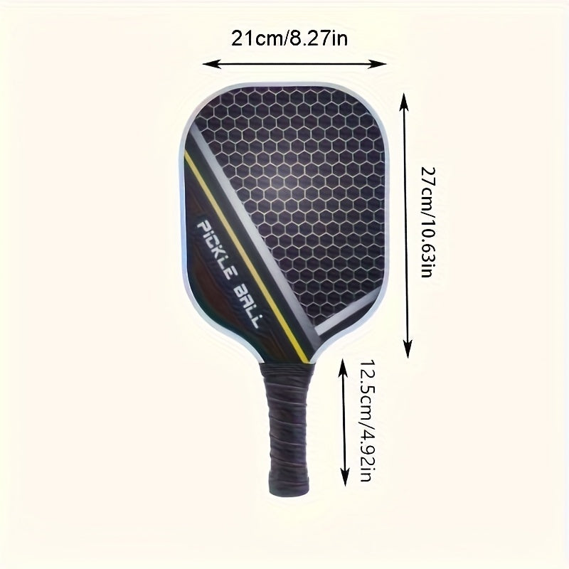 Pickleball, Premium Graphite Carbon Pickleball Paddle Set with Honeycomb Core - Durable, Lightweight & Perfect for All Skill Levels