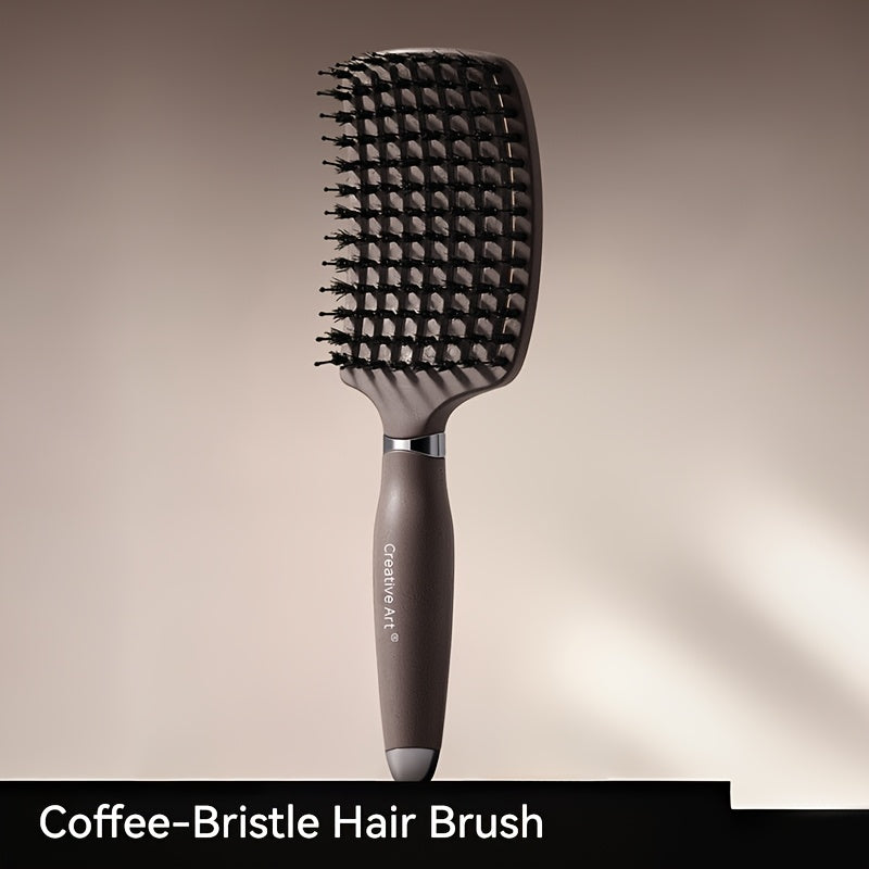 1pc Detangling Brush with Vented Design - Wet & Dry Detangler for Women, Men & Kids, Suitable for Long, Thick, Thin, Curly, Straight & Tangled Hair, Ideal for Fast Drying & Styling Massage