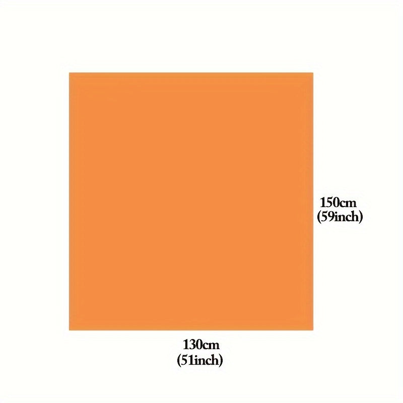 Nordic Style Grid-Pattern Blanket - Vibrant Orange All-Season Multi-Use Throw for Office, Sofa & Camping - Machine Washable Cozy Home Decor, Nordic Design, Textured Warmth