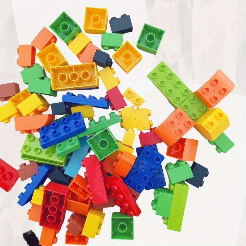 Toys / Stackable DIY Building Toys, Large Block Construction Toys for Intellectual Development, Suitable As Party Gifts, Birthday Presents for Boys And Girls, And Holiday Gifts for Easter, Thanksgiving