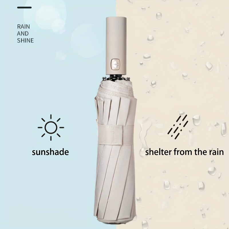 1pc Automatic Umbrella, Reinforced 24-Bone Umbrella