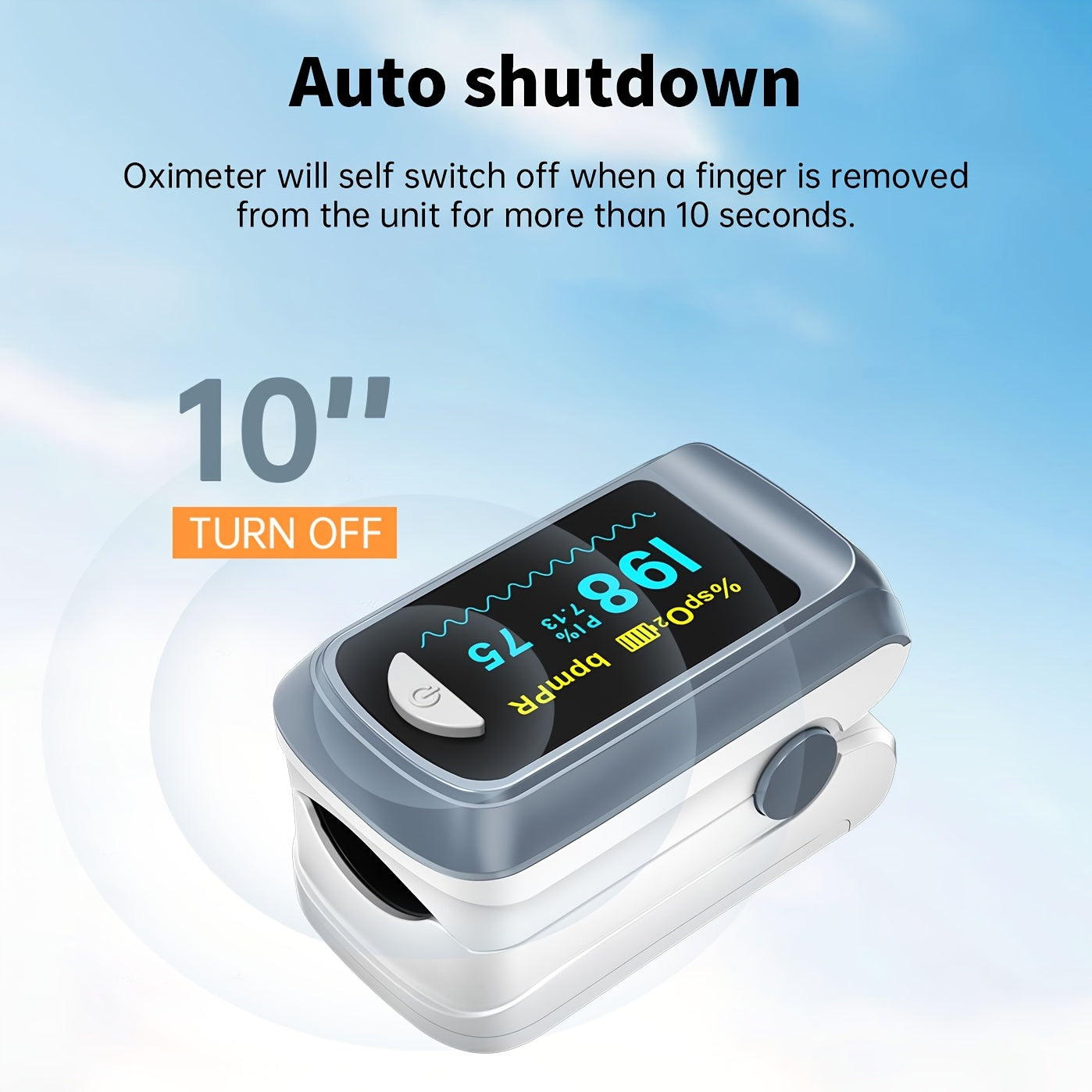 Pulse Oximeter Fingertip SpO2 Heart Rate Monitor / Blood Oxygen Saturation Monitor