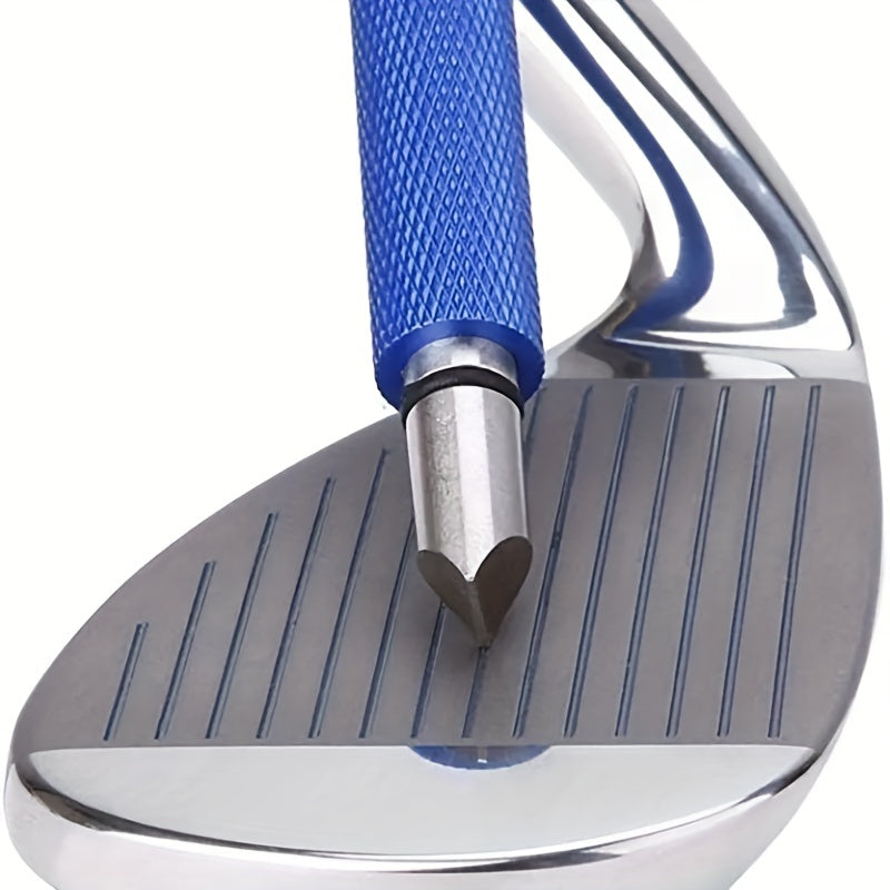Golf Groove Sharpener - Generate Optimal Backspin for U and V Type Grooves, Improve Your Golf Game