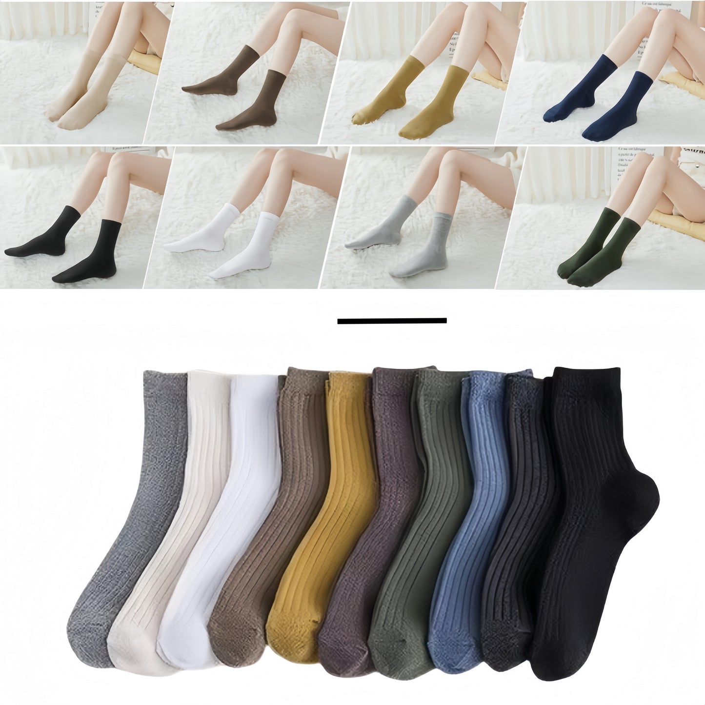 10 Pairs Diabetic Socks for Women & Men Non-Binding Diabetic Ankle Socks Wide Socks with Seamless Toe-Casual Athletic Running Socks, Multicolor Pack