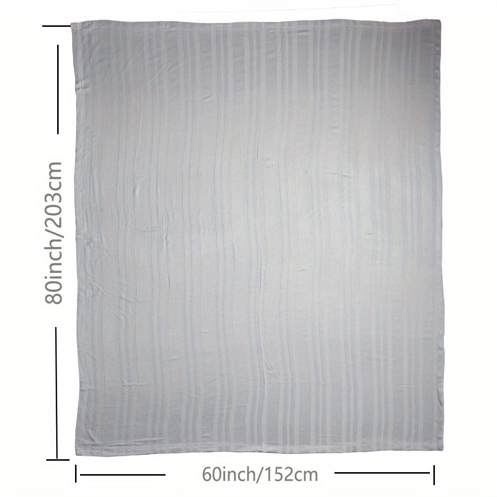 1pc Cooling Blanket, 100% Bamboo Blankets For Hot Sleepers Night Sweats, Summer Thin Blanket Absorbs Heat To Keep Adults Cool On Warm Nights