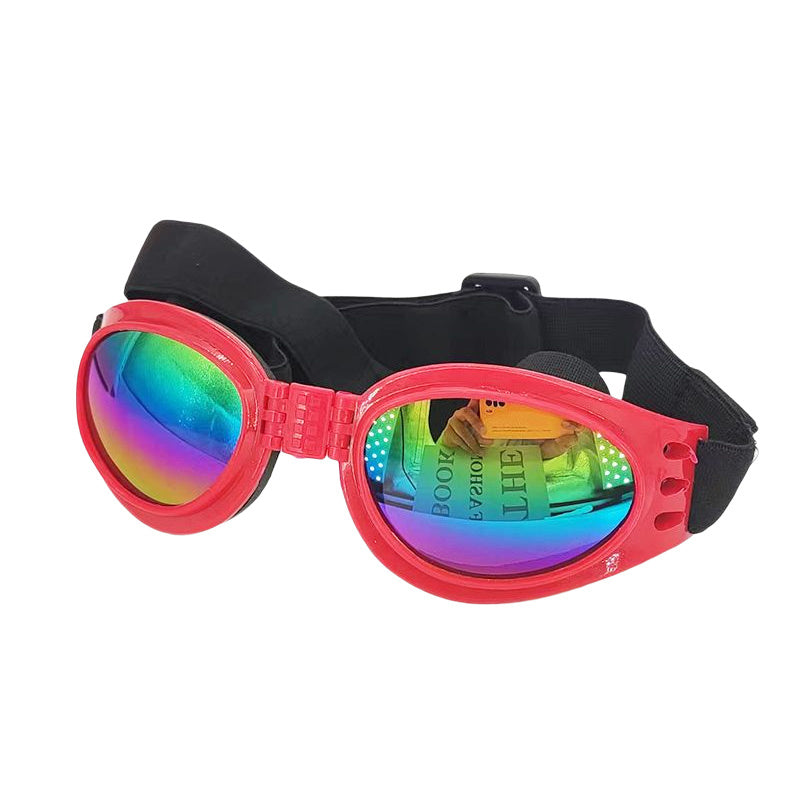 Dog Sunglasses / UV Protection Dog Sunglasses with Adjustable Head Strap - Keep Your Pet's Eyes Safe and Stylish
