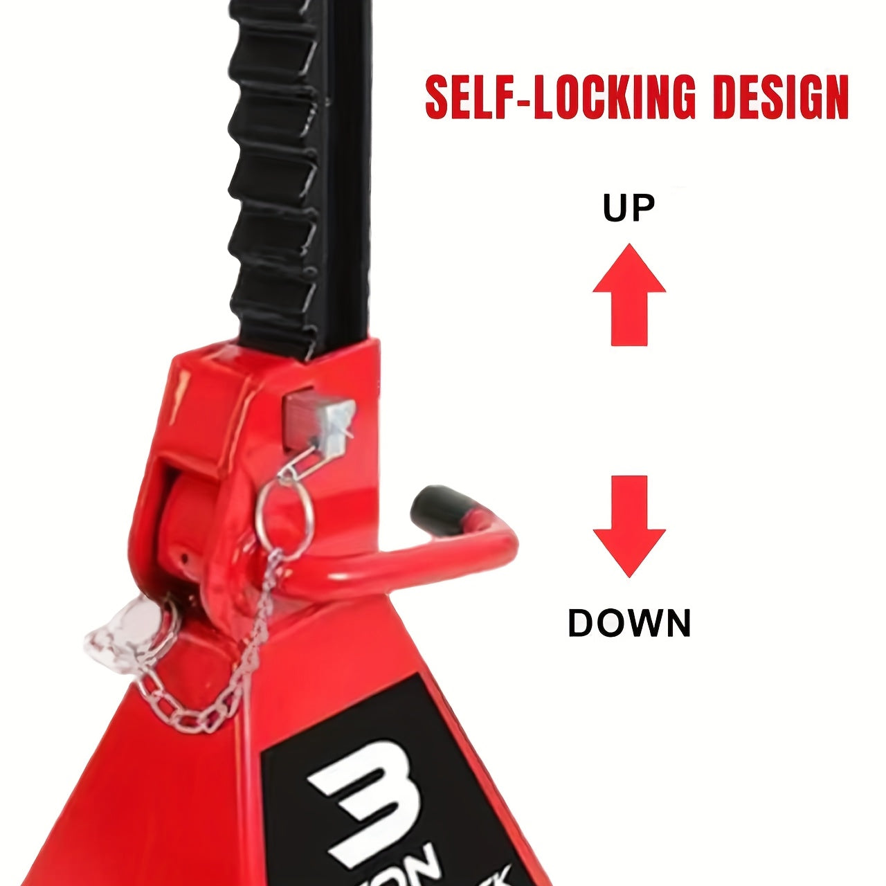 Jack Stand / Two 3-ton (6000 Pounds) Jack Stands