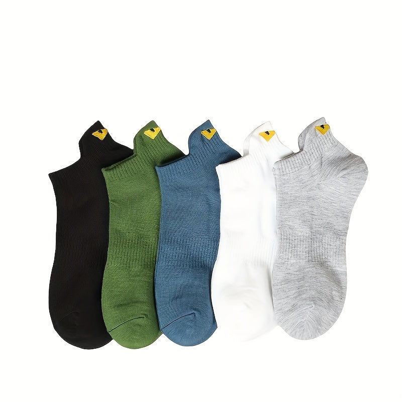 10 Pairs Diabetic Socks for Women & Men Non-Binding Diabetic Ankle Socks Wide Socks with Seamless Toe-Casual Athletic Running Socks, Multicolor Pack