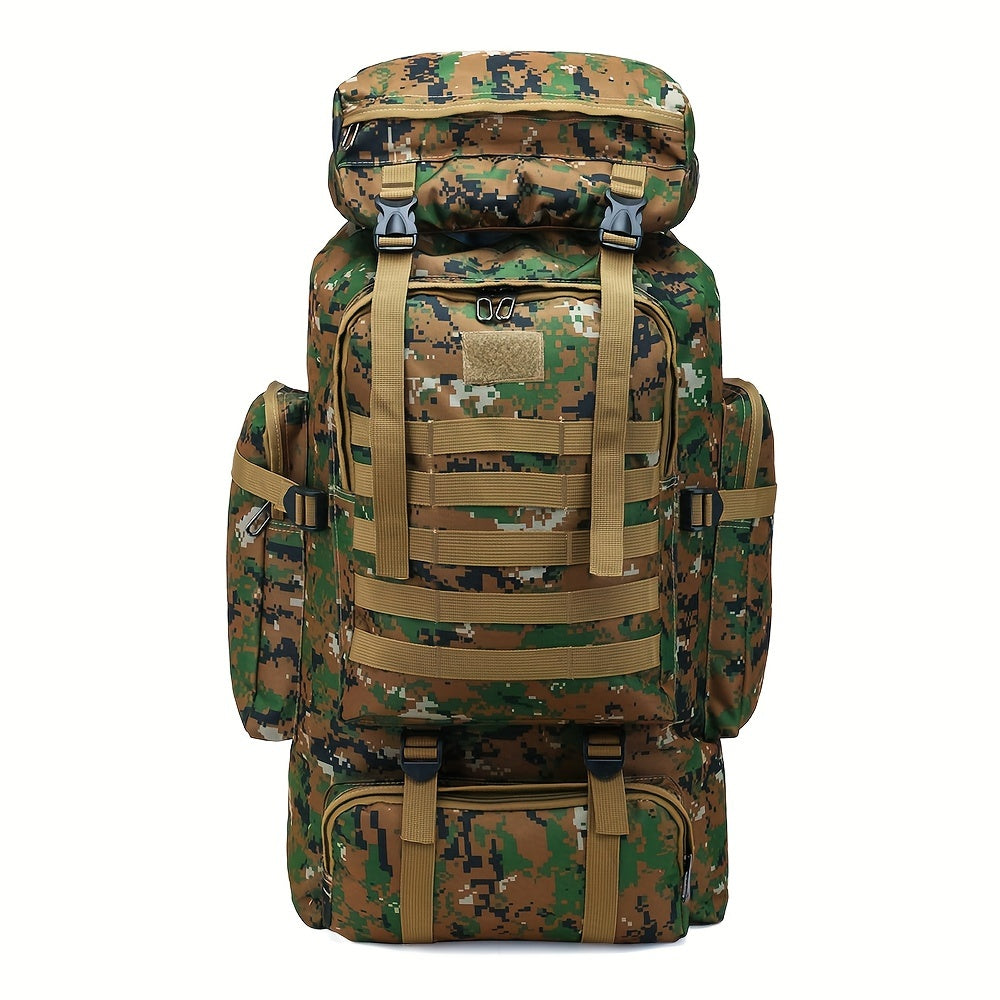 Outdoor Sport Backpack, Large Capacity Outdoor Hikingbag, Camouflage Backpack For Camping Traveling