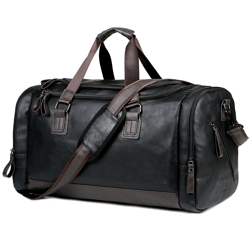 Carry-on bag / Large Weekend Bag / Quality PU Leather Travel / Luggage Bag / Duffel Handbag Casual Traveling Tote