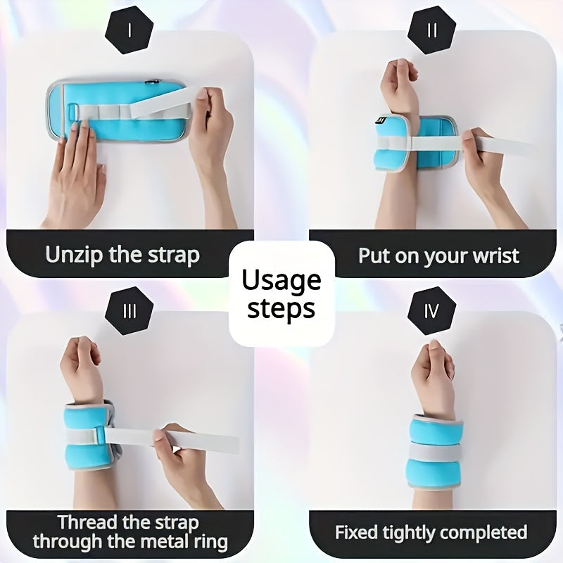 Adjustable Leg Weights for Running, Including Sandbags for Hands And Feet.