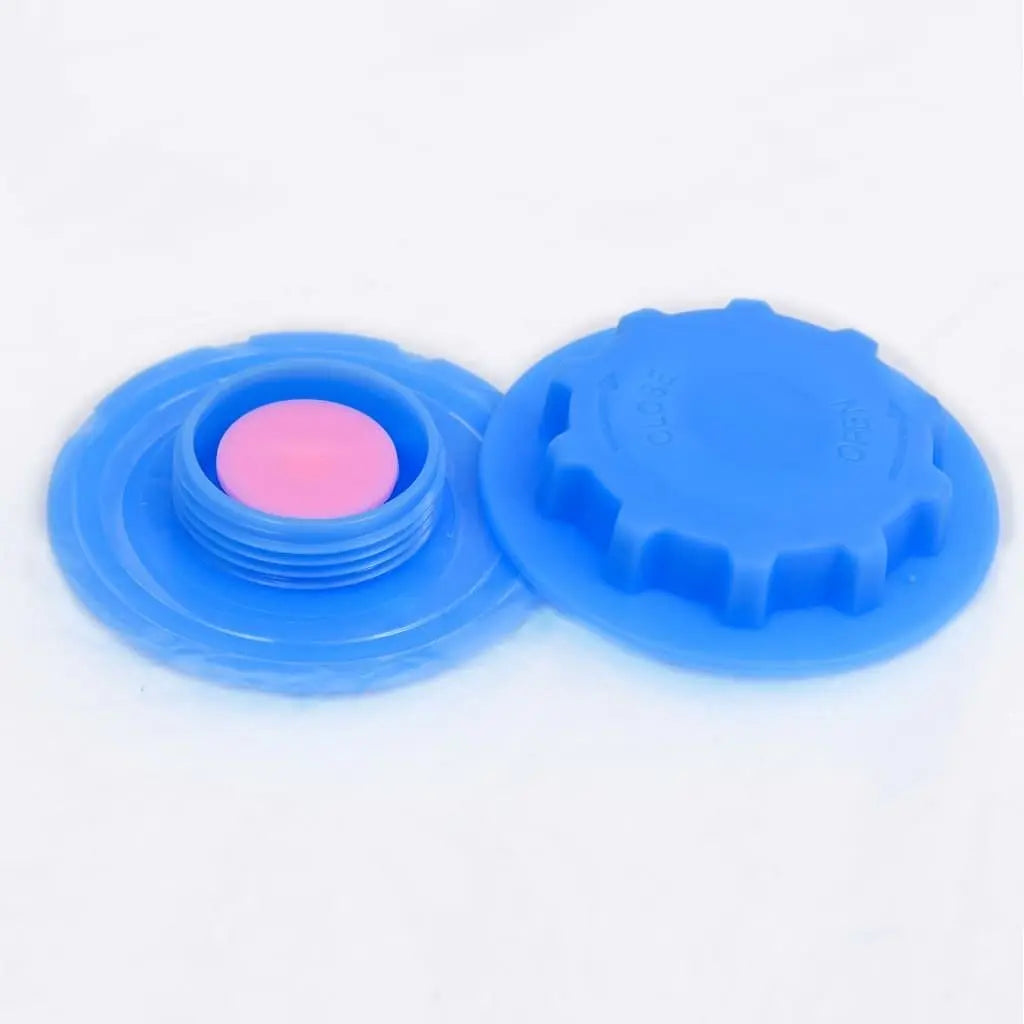 W2B VidaXL Set 20 Transparent Vacuum Travel Bags Blue Touches PE Cloth Foldable for Bedroom Kitchen Food Bedding Storage