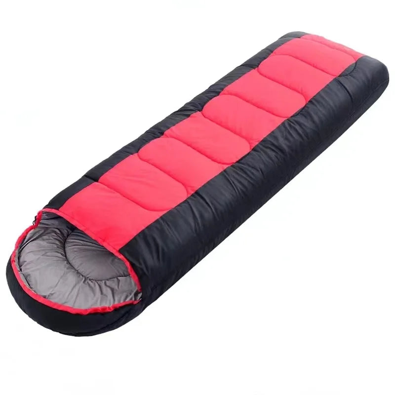 1.3KG Waterproof Cotton Filling 4 Seasons Single Sleeping Bag for Camping Lightweight Portable Sleeping Bag for Hiking