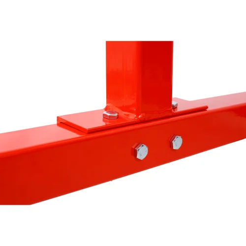 1500 LBS Motor Stand with 4 Adjustable Arms 360 Degree Rotating Head 4 Wheels Red FCJ Metal Engine Holder for Garage Auto Repair