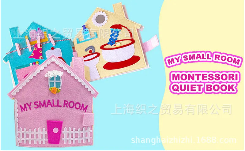 Montessori Busy Book Busy Book for Kids to Develop Learning Skills Sensory Toys for Kids with AutismToddler Activity Book