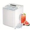 Ice Maker / Fast Bullet Ice Maker OEM Custom Branding Countertop Ice Machine 26.6lbs Daily Self Cleaning with Handle Scoop for Home Use