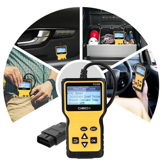 OBD2 Scanner Engine Fault Diagnostic Tool Code Reader V310 OBD II Obd2 Car Scanner Support Multi-Brands Car