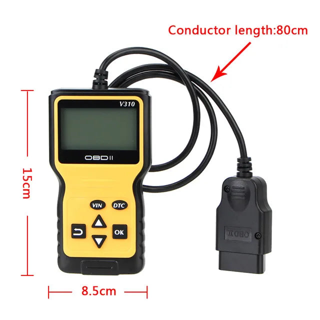 OBD2 Scanner Engine Fault Diagnostic Tool Code Reader V310 OBD II Obd2 Car Scanner Support Multi-Brands Car