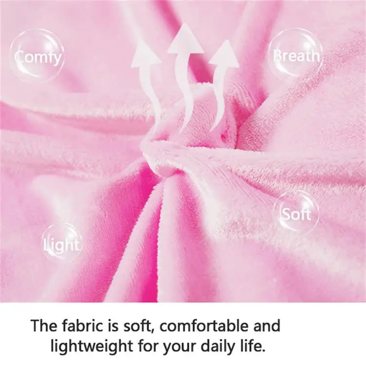 US Warehouse Soft Winter Plush Bath Robe Hooded Adult Polyester Oversize Unisex Flannel Long Bathrobe Woman Man Sleepwear