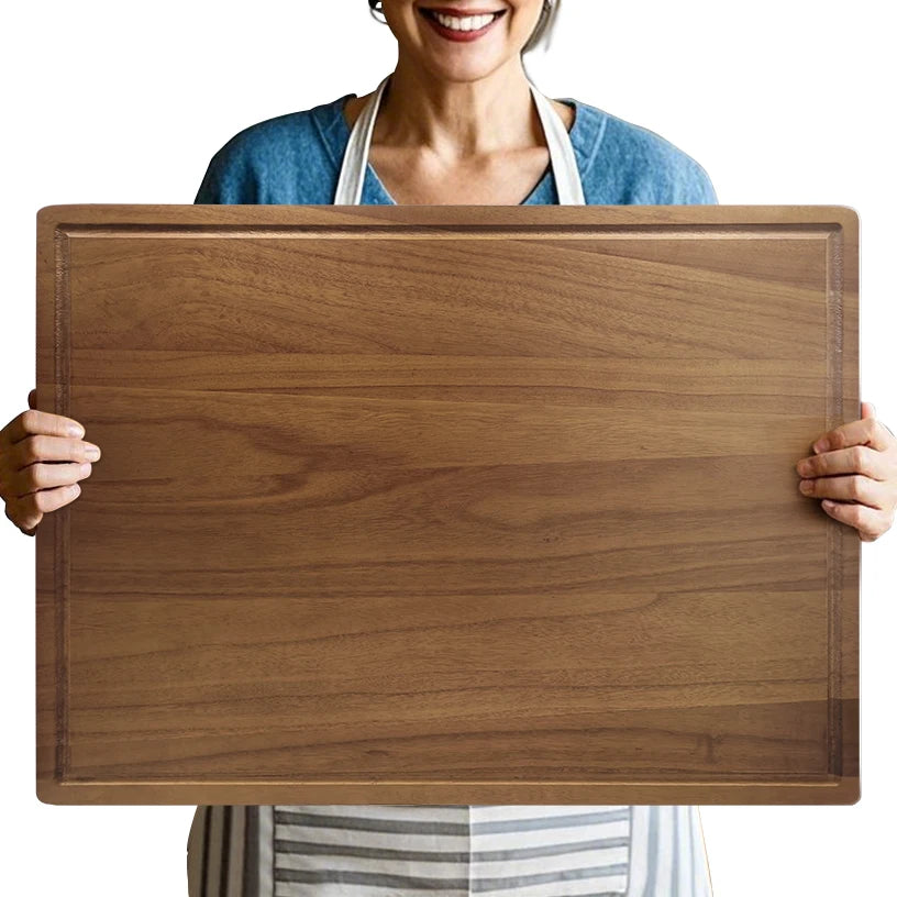Paulownia Wood Cutting Board (Extra Large) / Food Charcuterie Board / Chopping Board for Home Kitchen
