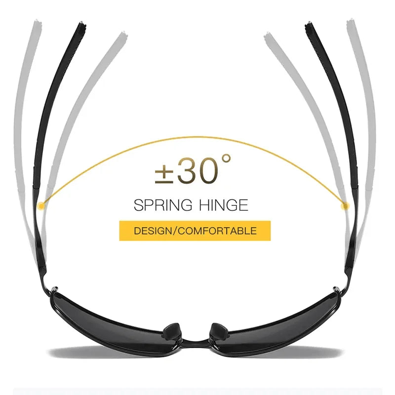Men's Outdoor Polarized Pilot Sunglasses with UV400 Protection Sports Eyewear for Driving and Sun Activities