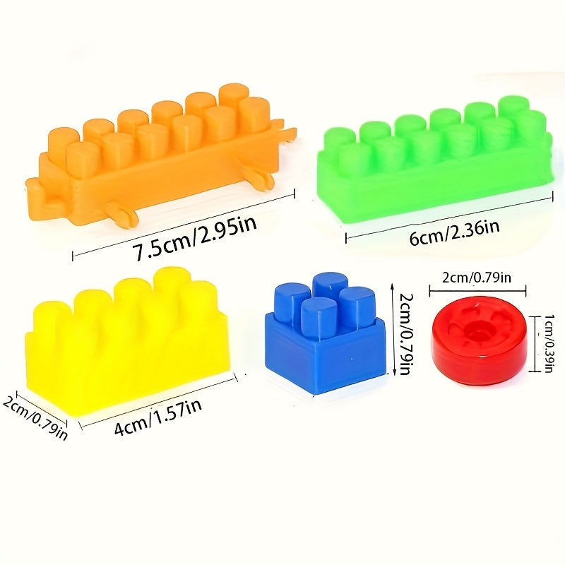 Toys / Stackable DIY Building Toys, Large Block Construction Toys for Intellectual Development, Suitable As Party Gifts, Birthday Presents for Boys And Girls, And Holiday Gifts for Easter, Thanksgiving