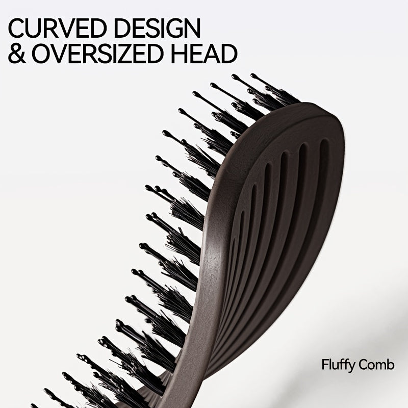 1pc Detangling Brush with Vented Design - Wet & Dry Detangler for Women, Men & Kids, Suitable for Long, Thick, Thin, Curly, Straight & Tangled Hair, Ideal for Fast Drying & Styling Massage