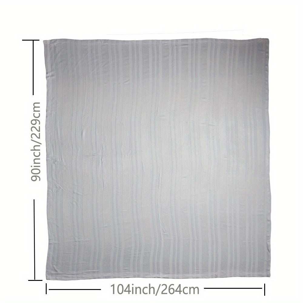 1pc Cooling Blanket, 100% Bamboo Blankets For Hot Sleepers Night Sweats, Summer Thin Blanket Absorbs Heat To Keep Adults Cool On Warm Nights