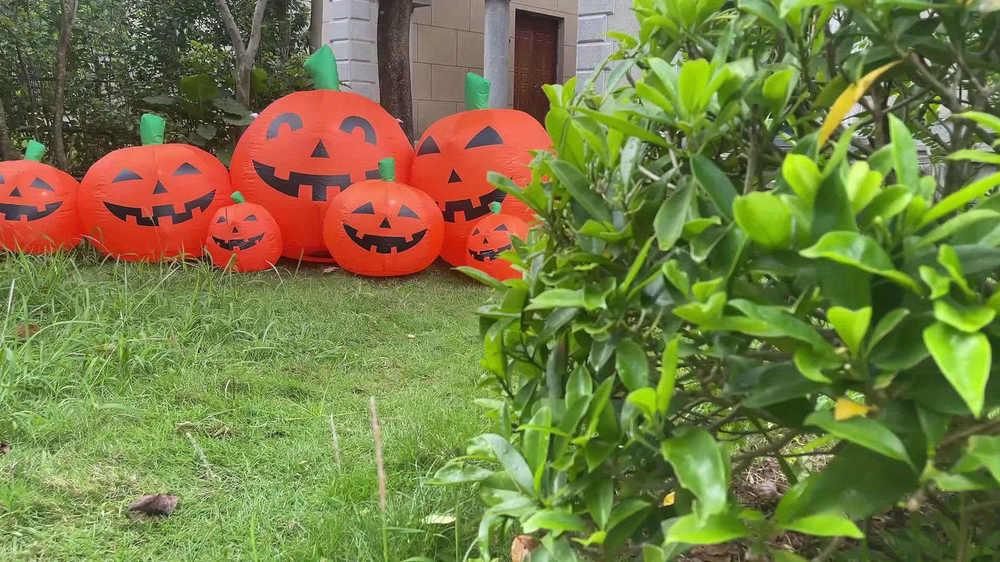 8.5ft Halloween Inflatables pumpkins Decoration, Outdoor Halloween Blow Up Decorations for Yard, LED Lights hocus pocus inflatable Outdoor Holiday Garden Lawn Decor