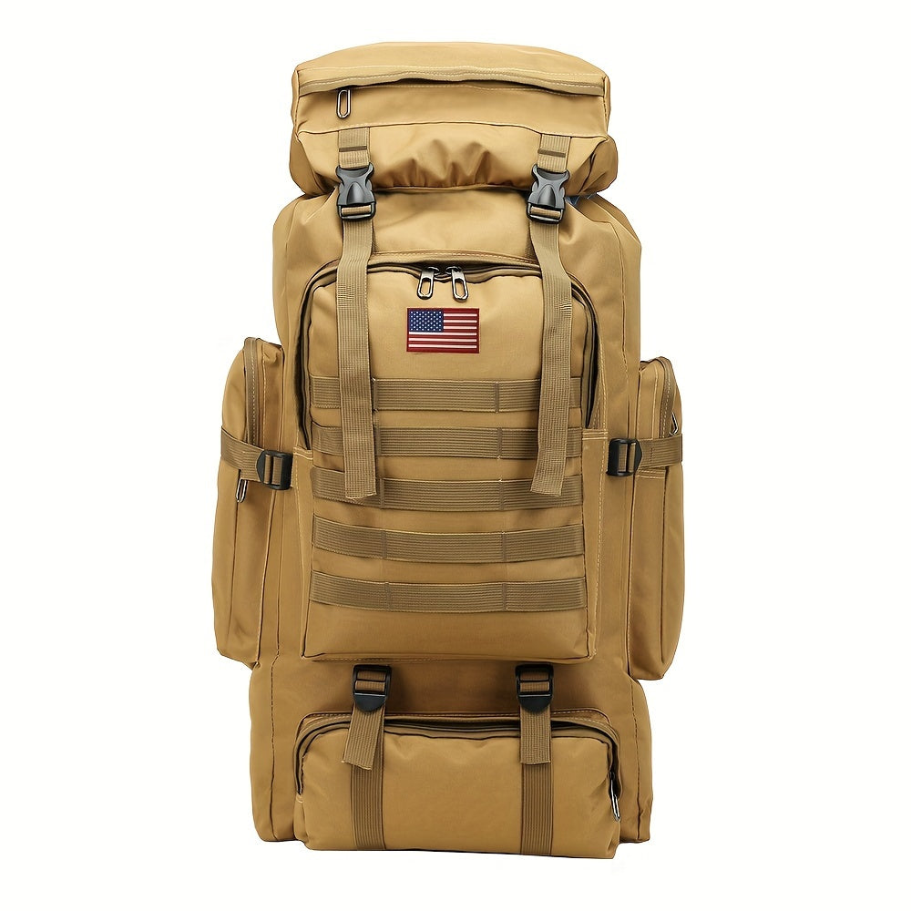 Outdoor Sport Backpack, Large Capacity Outdoor Hikingbag, Camouflage Backpack For Camping Traveling