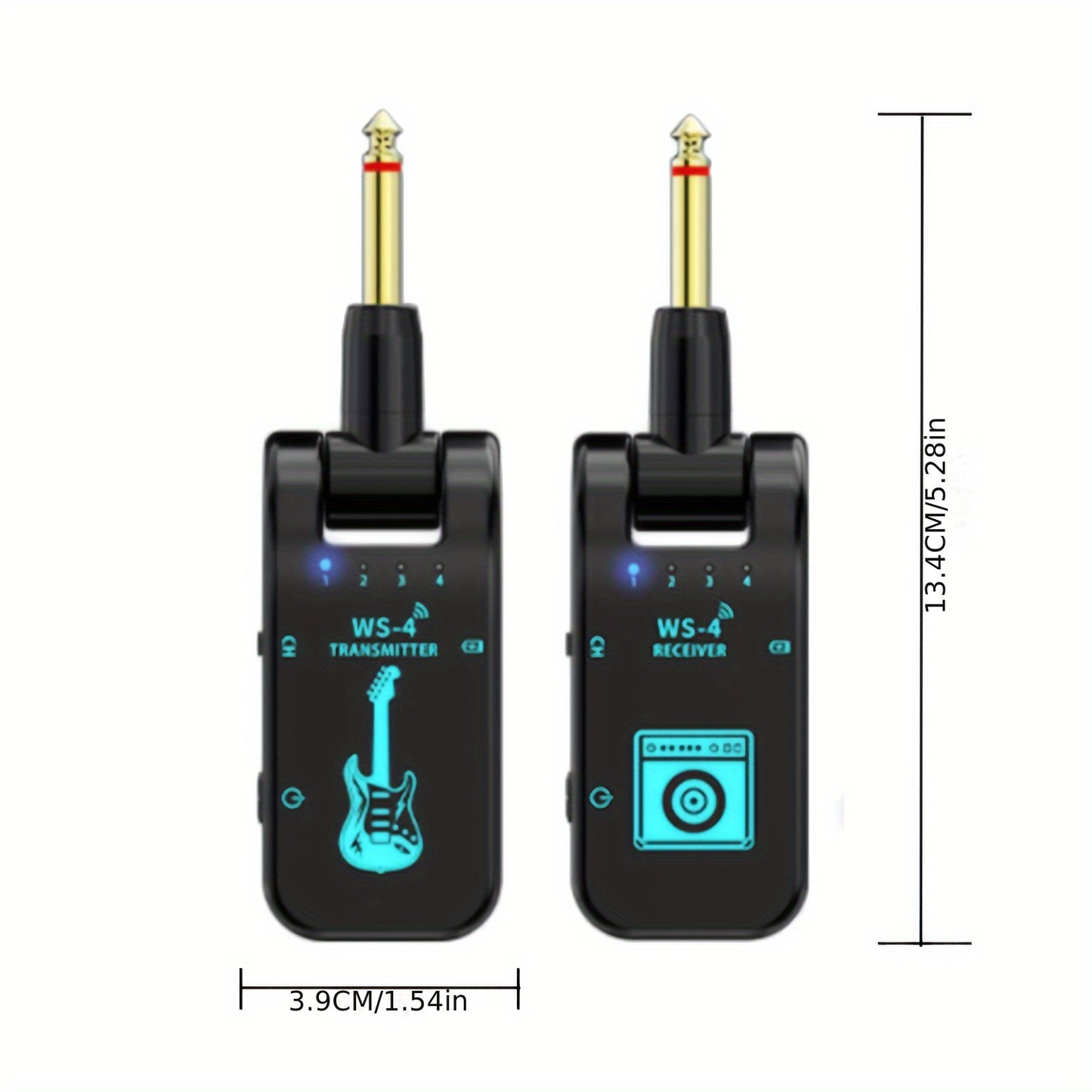 2. 4G Wireless Transmission System for Guitar with Wireless Transmitter And Receiver