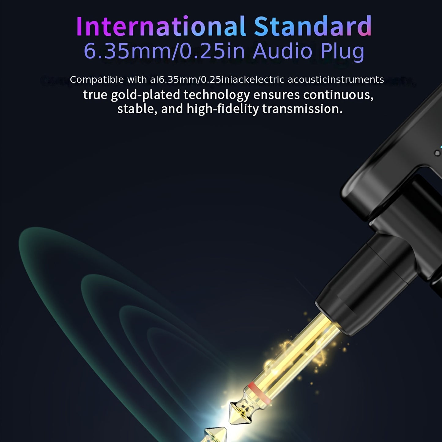 2. 4G Wireless Transmission System for Guitar with Wireless Transmitter And Receiver